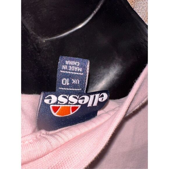 Women's ellesse Maglie tee T-Shirt Pink Short Sleeves oversized fit tee has a ri - Picture 6 of 7